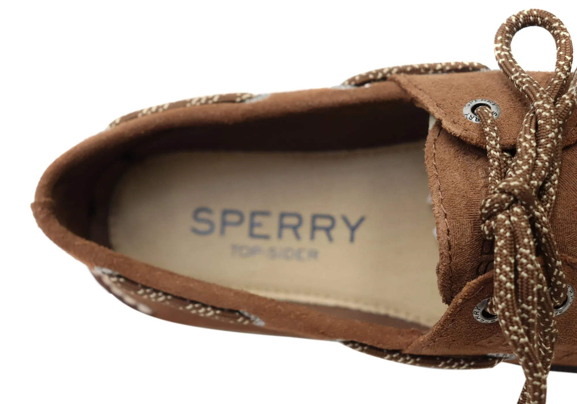 Sperry Mens Leather Leeward 2 Eye Comfortable Wide Fit Boat Shoes