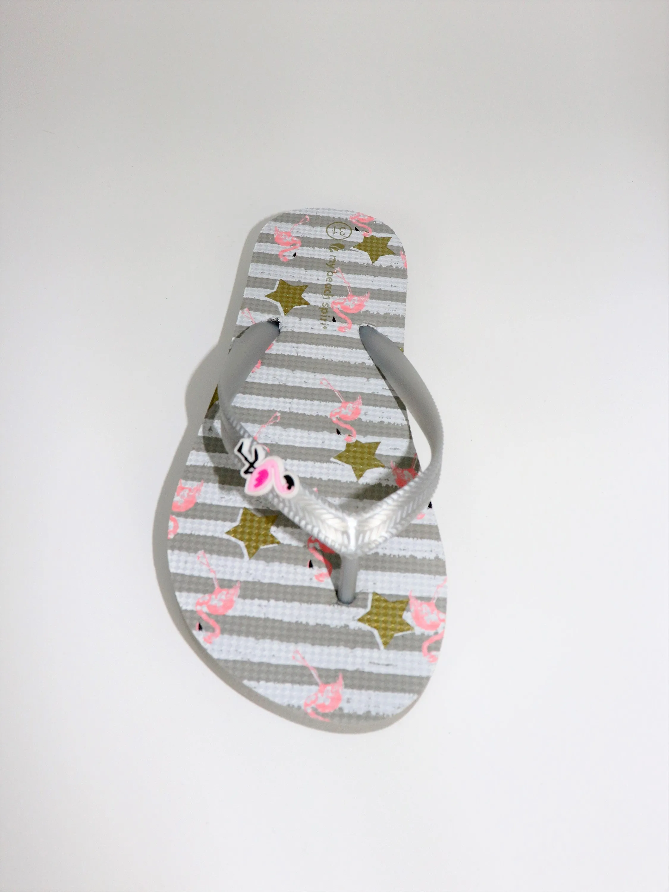 Stars Flamingoes beach slipper