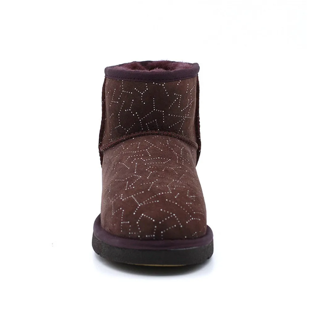 Starsky Short Ugg Boot - Wine Red