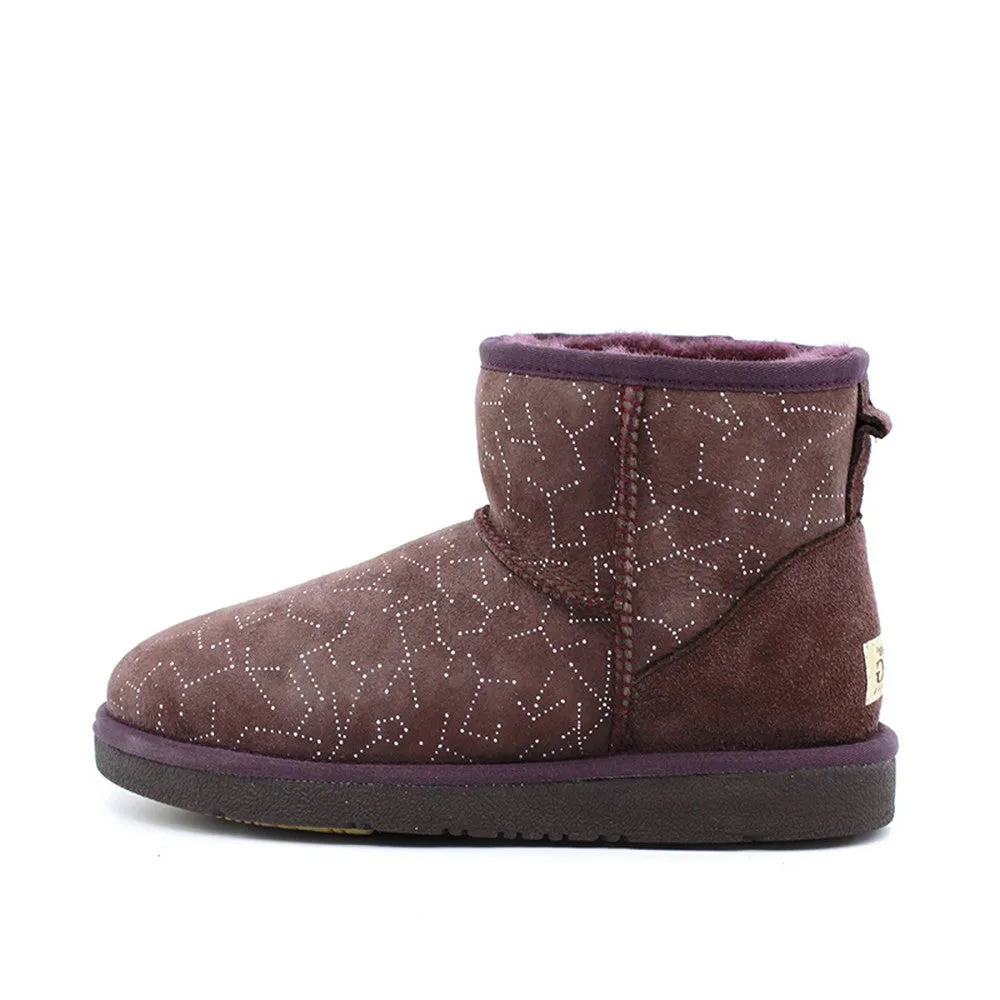 Starsky Short Ugg Boot - Wine Red