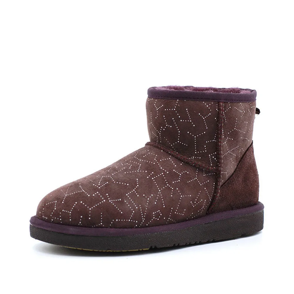 Starsky Short Ugg Boot - Wine Red