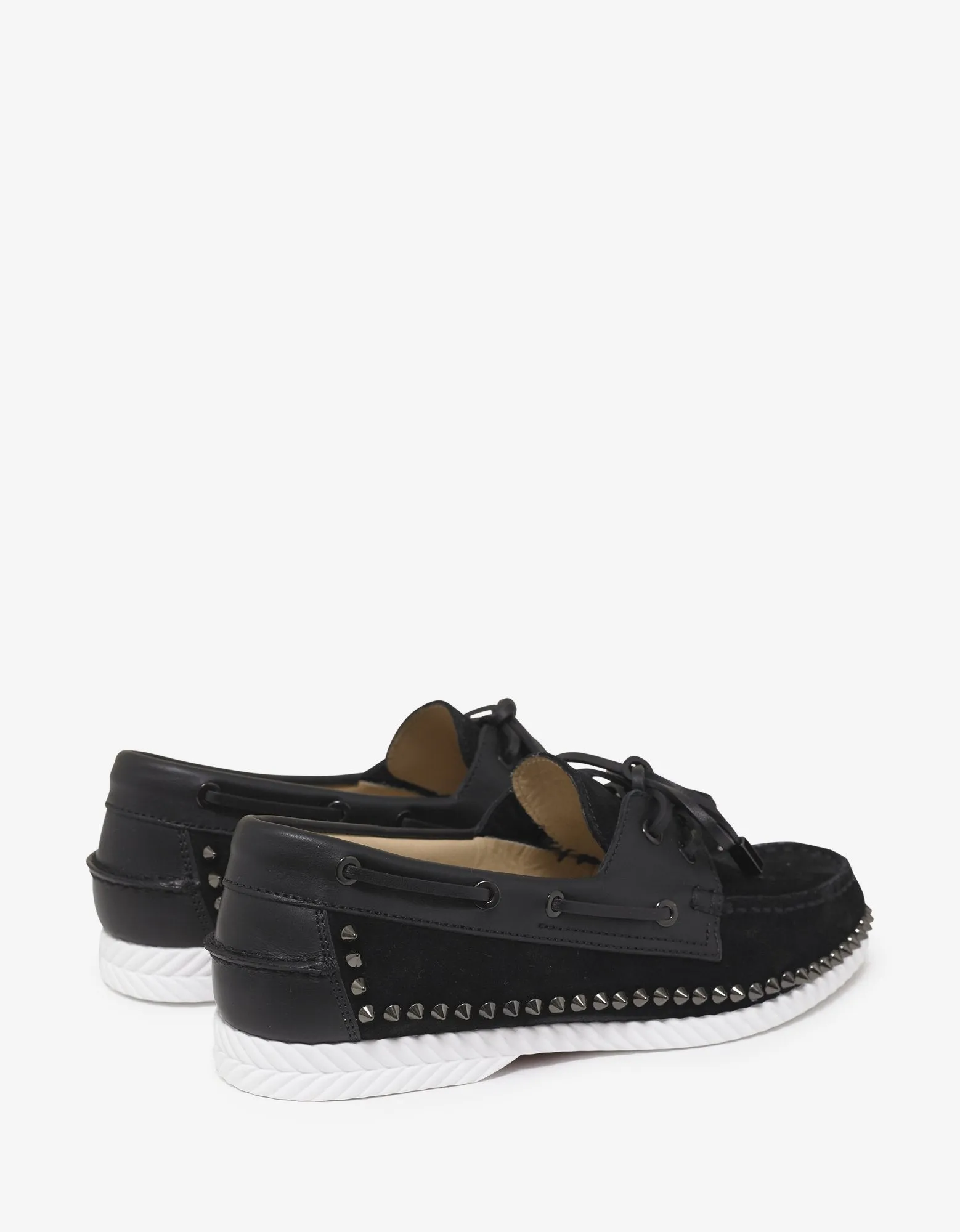 Steckel Flat Crosta Wax Boat Shoes -