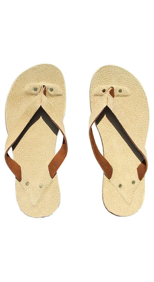 Suede Flip Flops