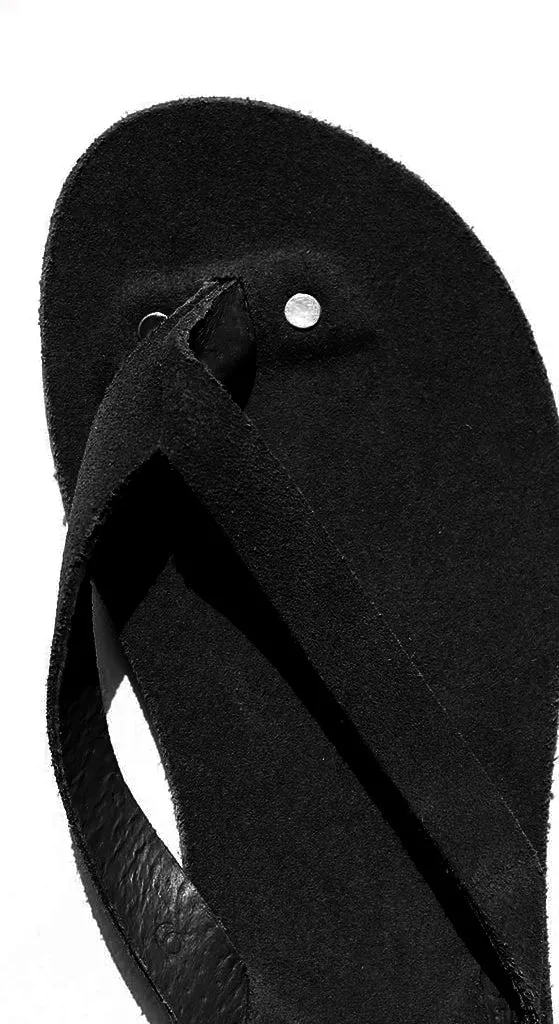 Suede Flip Flops