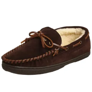 Tamarac by Slippers International Men's Suede Moccasin Slipper