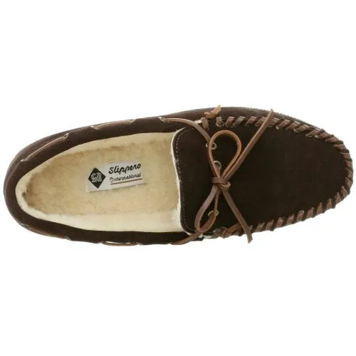 Tamarac by Slippers International Men's Suede Moccasin Slipper