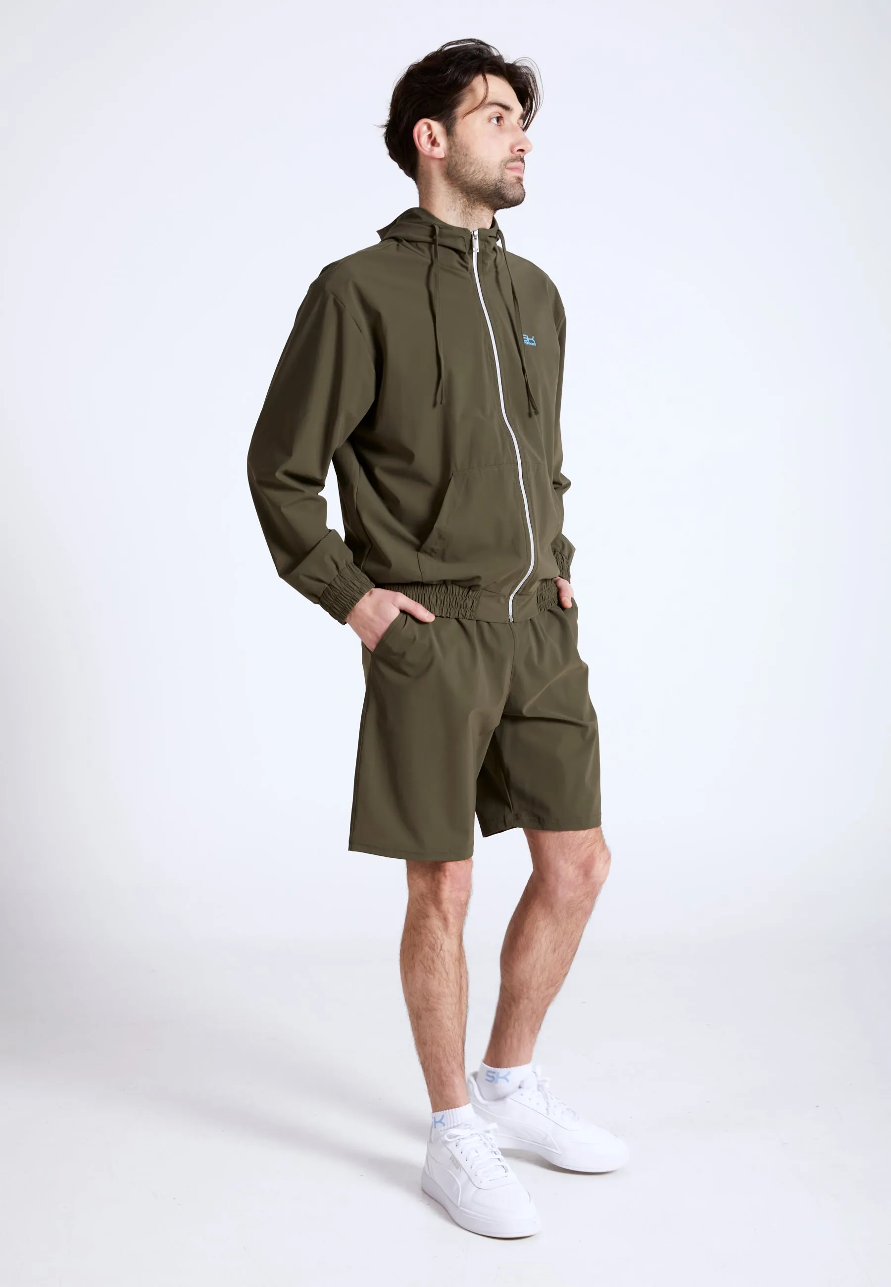 Tennis cross training jacket, khaki