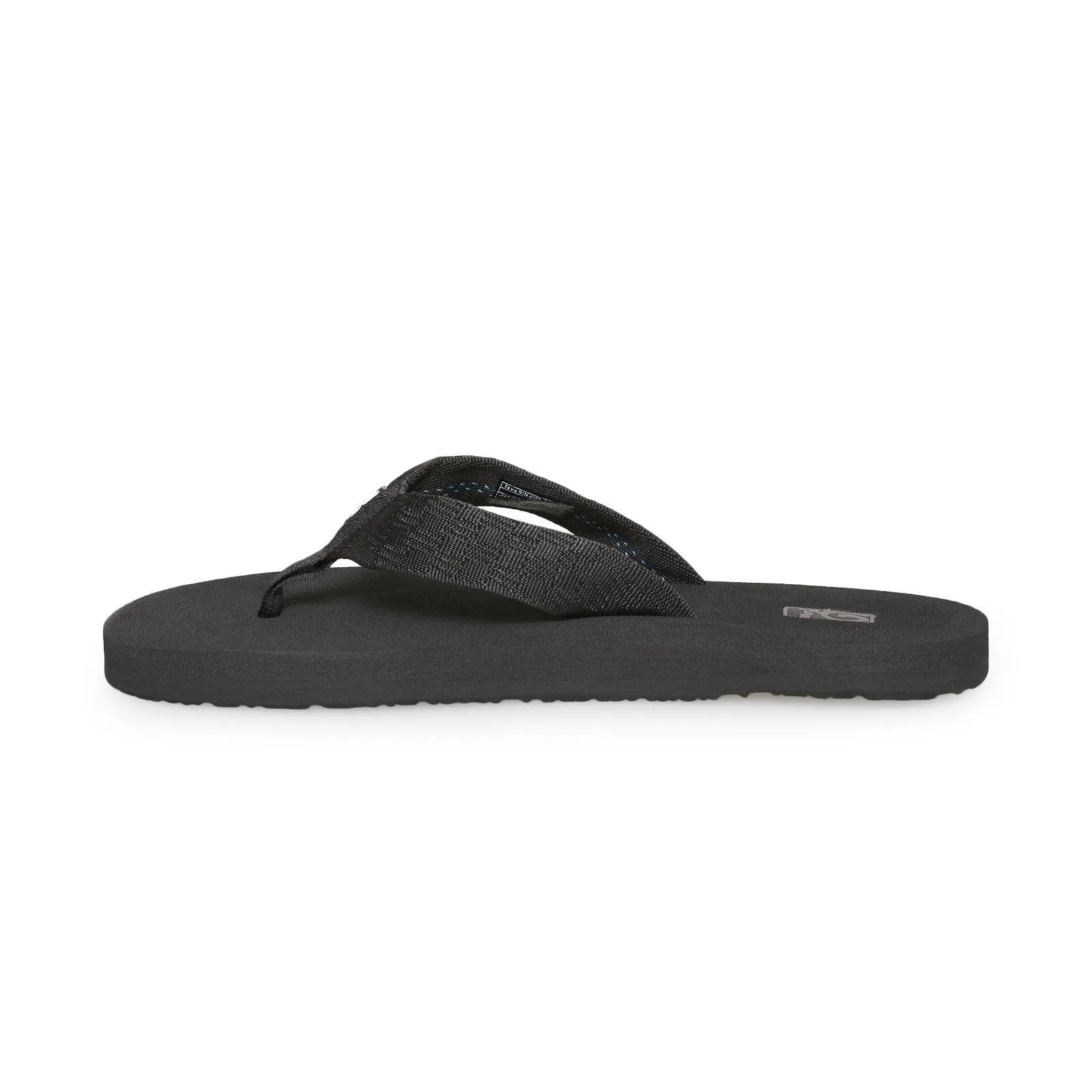 Teva Mush II Brick Black Flip Flops - Men's