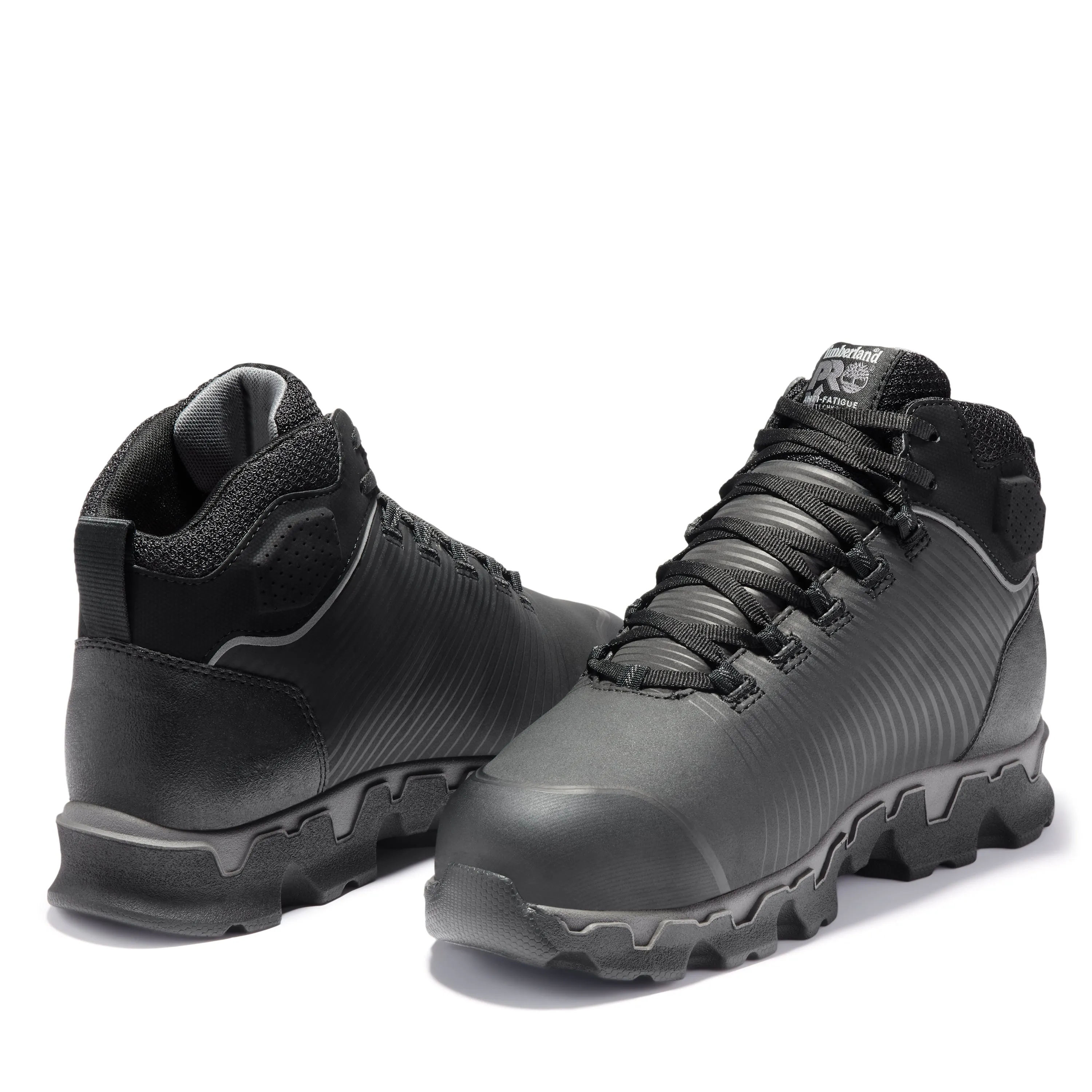 'Timberland Pro' Men's Powertrain Sport Int Met EH Safety Toe Hiker - Black