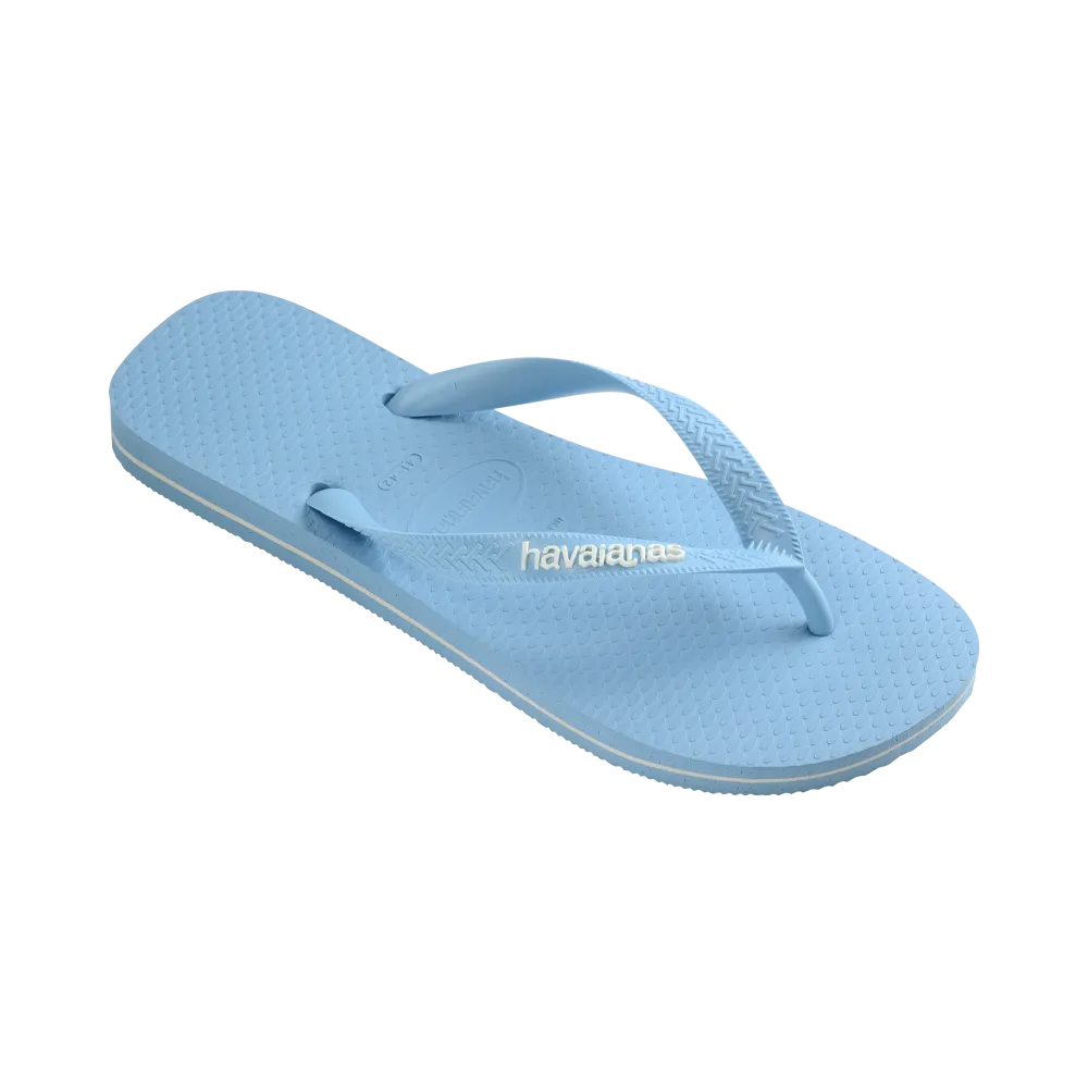 Top Rubber Logo Filete Flip Flops