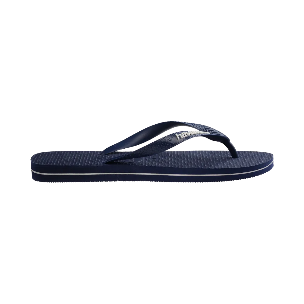 Top Rubber Logo Filete Flip Flops