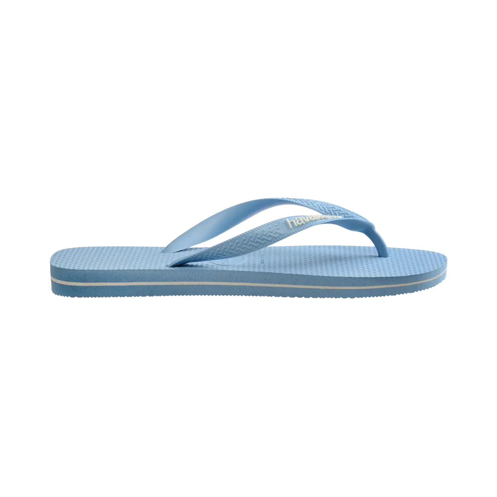 Top Rubber Logo Filete Flip Flops