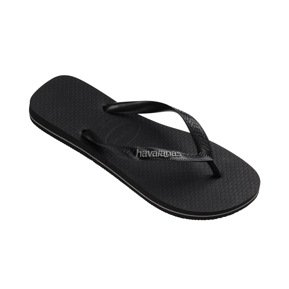 Top Rubber Logo Filete Flip Flops