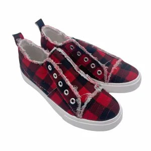 TP-BUFFALO PLAID SNEAKER