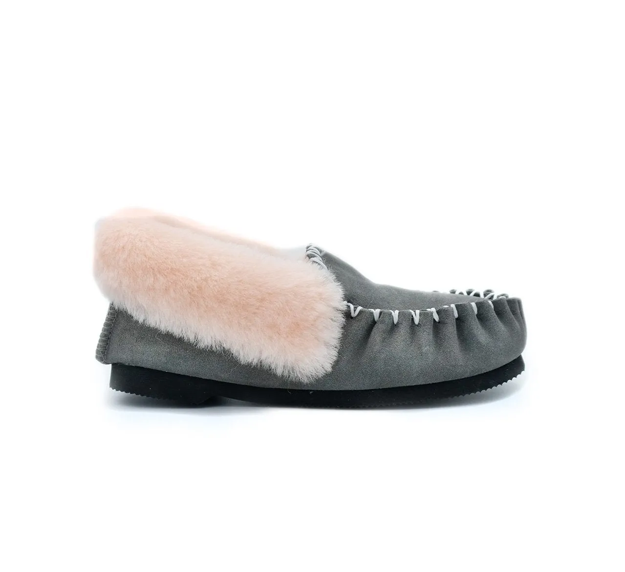 Traditional Sheepskin Moccasins - Men’s, Women’s, 100% Australian Sheepskin UGG Slippers