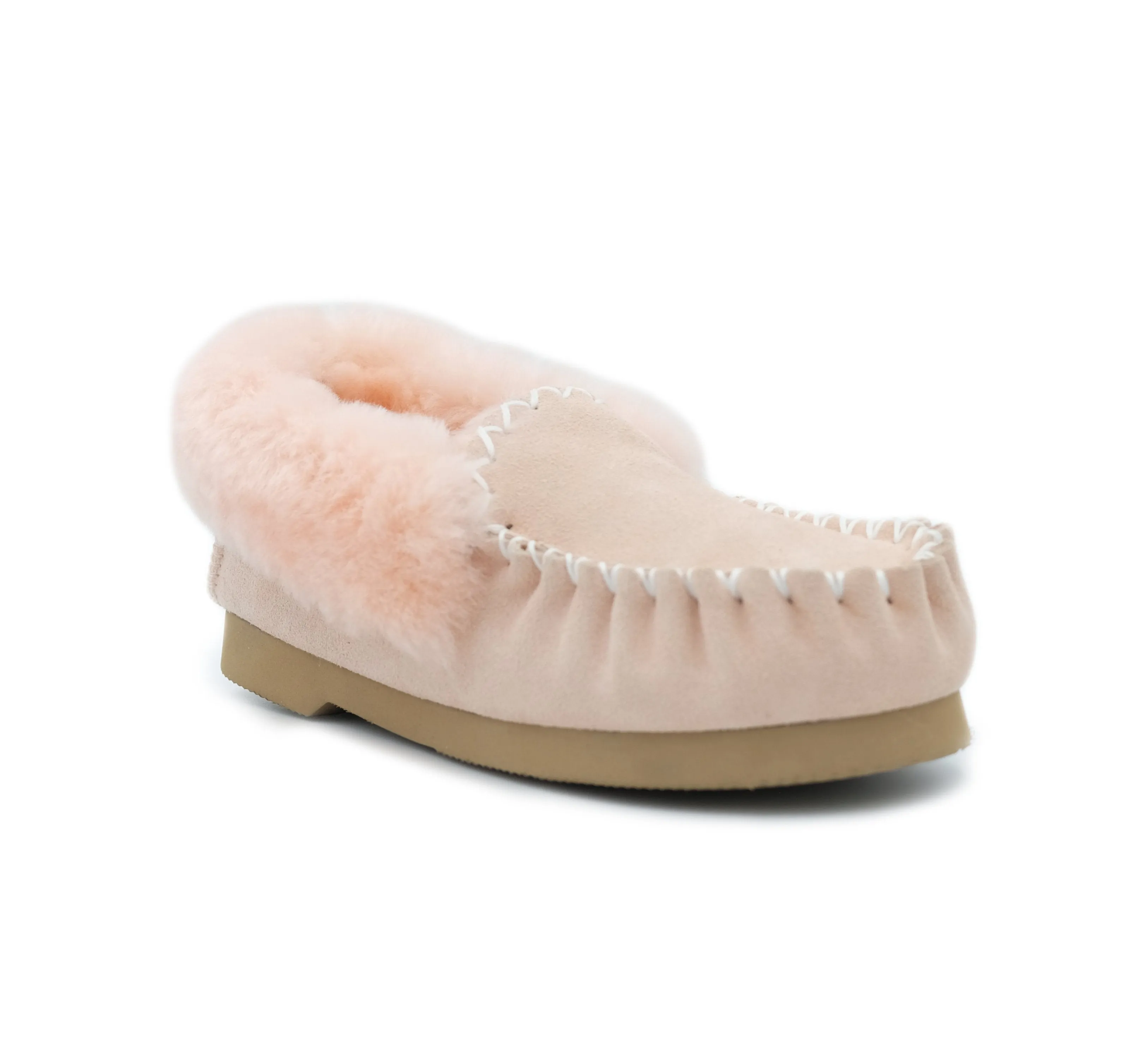 Traditional Sheepskin Moccasins - Men’s, Women’s, 100% Australian Sheepskin UGG Slippers