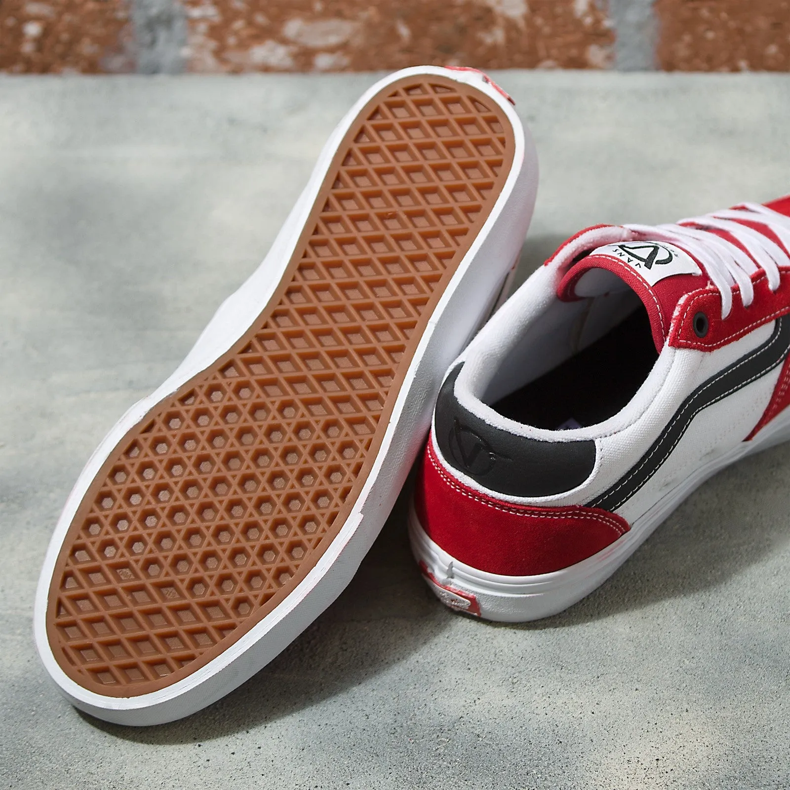 Vans Rowan Skateboard Shoe - Athletic Black/Red