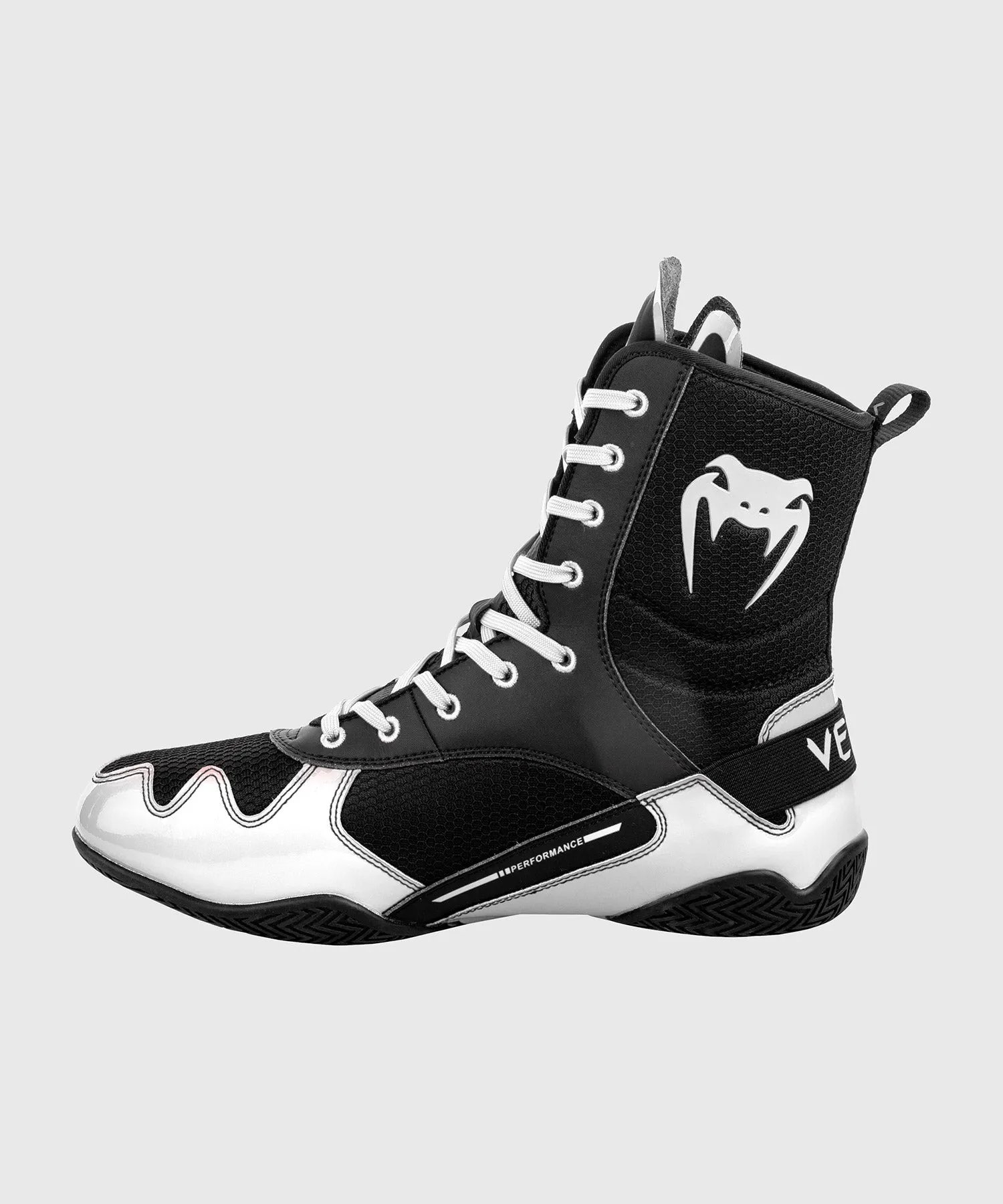 Venum Elite Boxing Shoes - Black/White