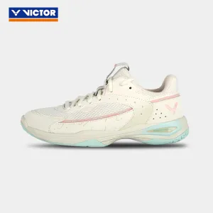 Victor A600F L Badminton Shoes Jade Lotus White WOMEN'S