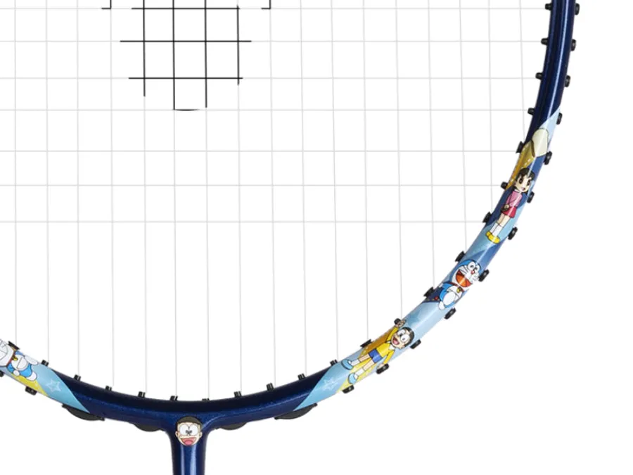 [VICTOR X DORAEMON] DRM-Set IB Pink and Blue Badminton Racket Set