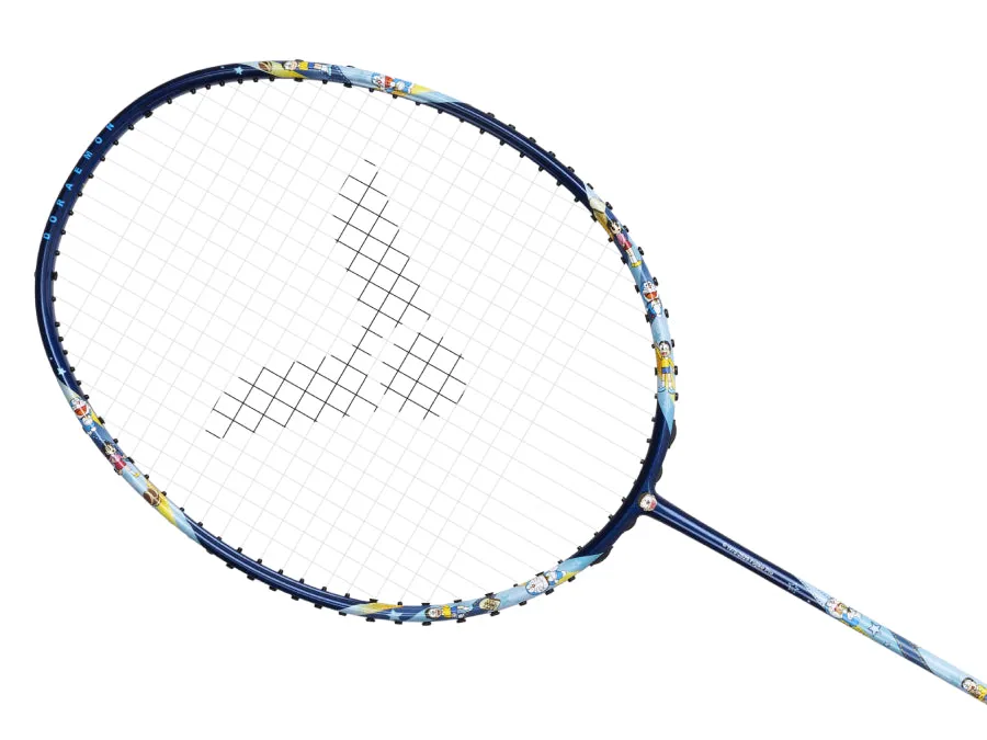 [VICTOR X DORAEMON] DRM-Set IB Pink and Blue Badminton Racket Set