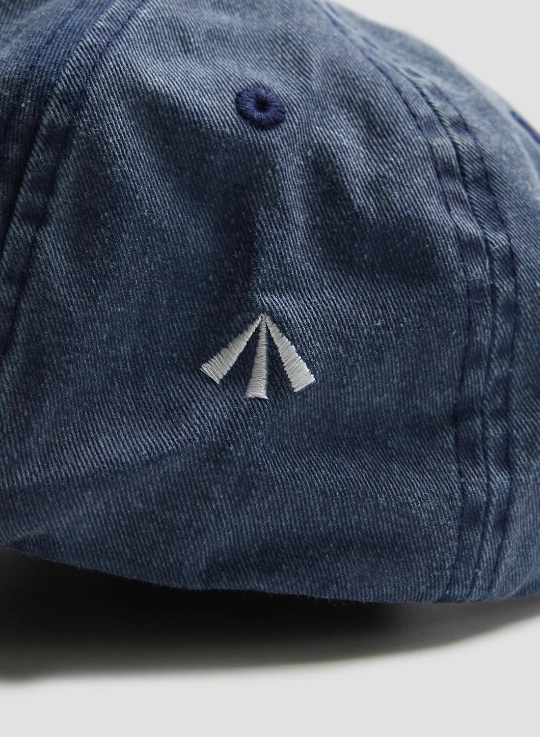 Vintage 6 Panel Cap in Washed Denim