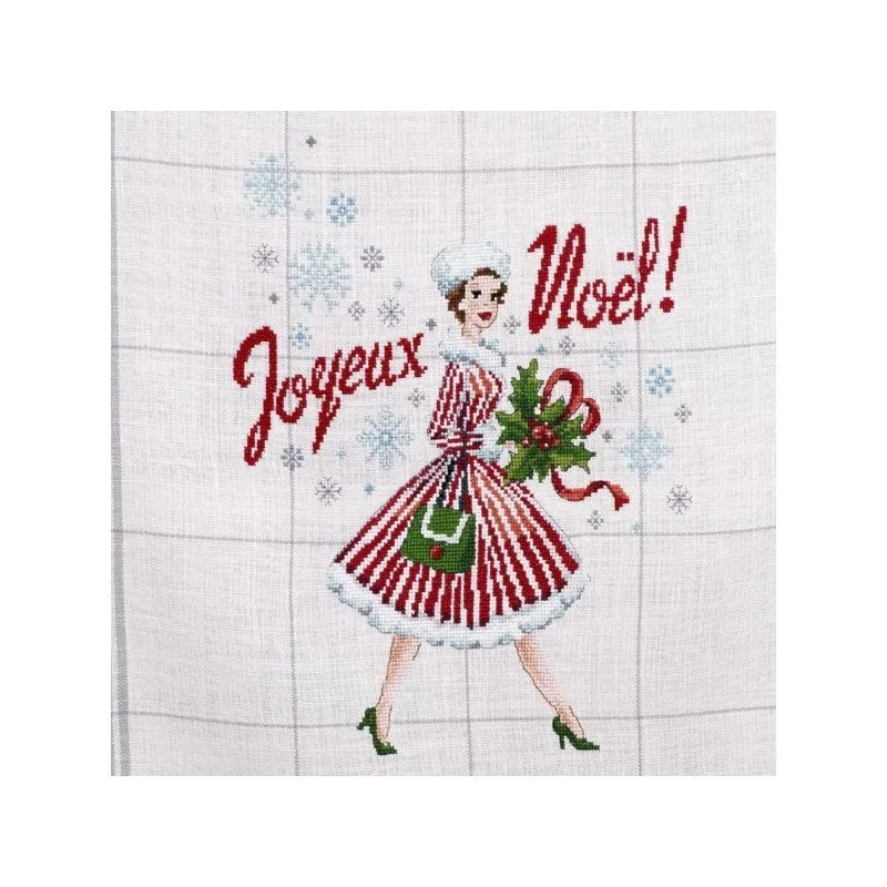 Vintage Christmas - Tea Towel