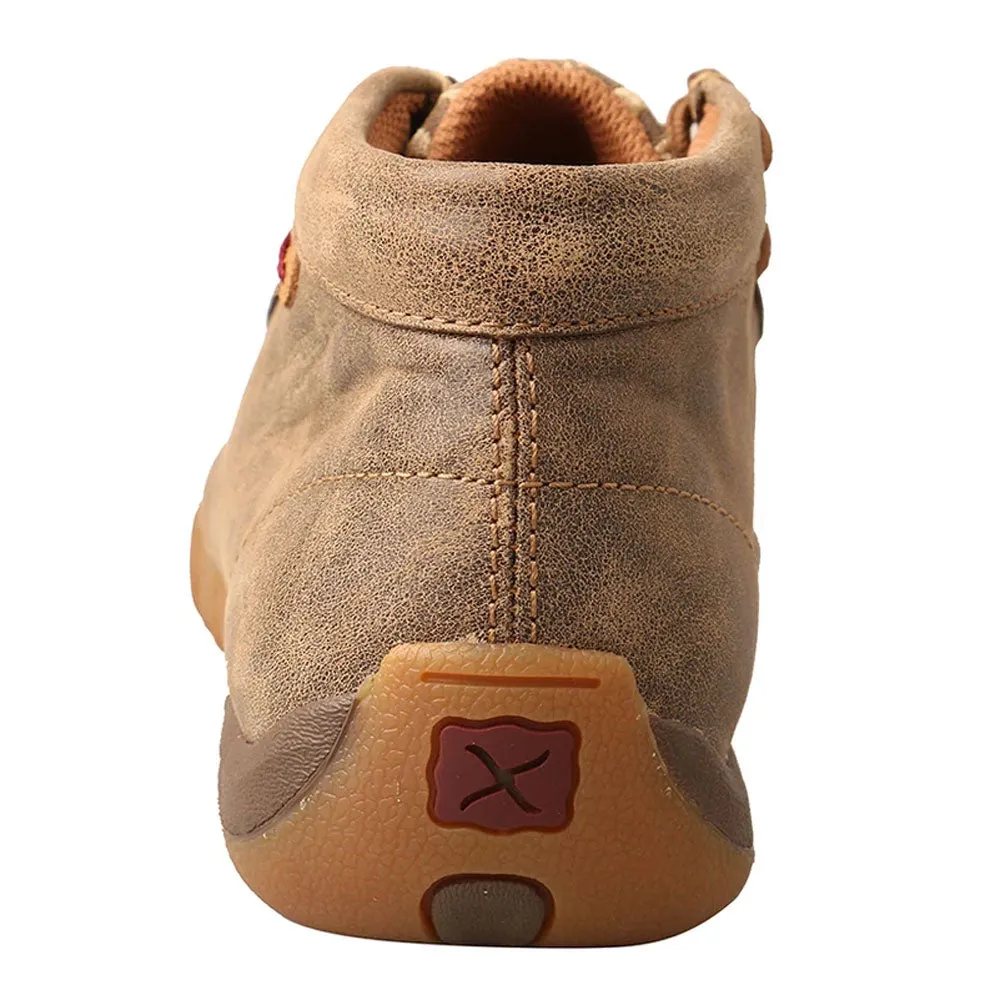 WDM0073 Twisted X Women’s Chukka Driving Moc with Tan Diamond Detail