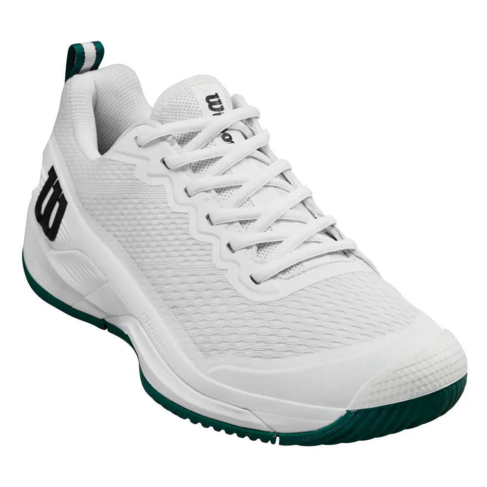 Wilson Rush Pro 4.5 All Court Tennis Shoes (Mens) - White/Aventurine