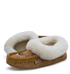 Women's Cloutier Beaded Sheepskin Moccasin