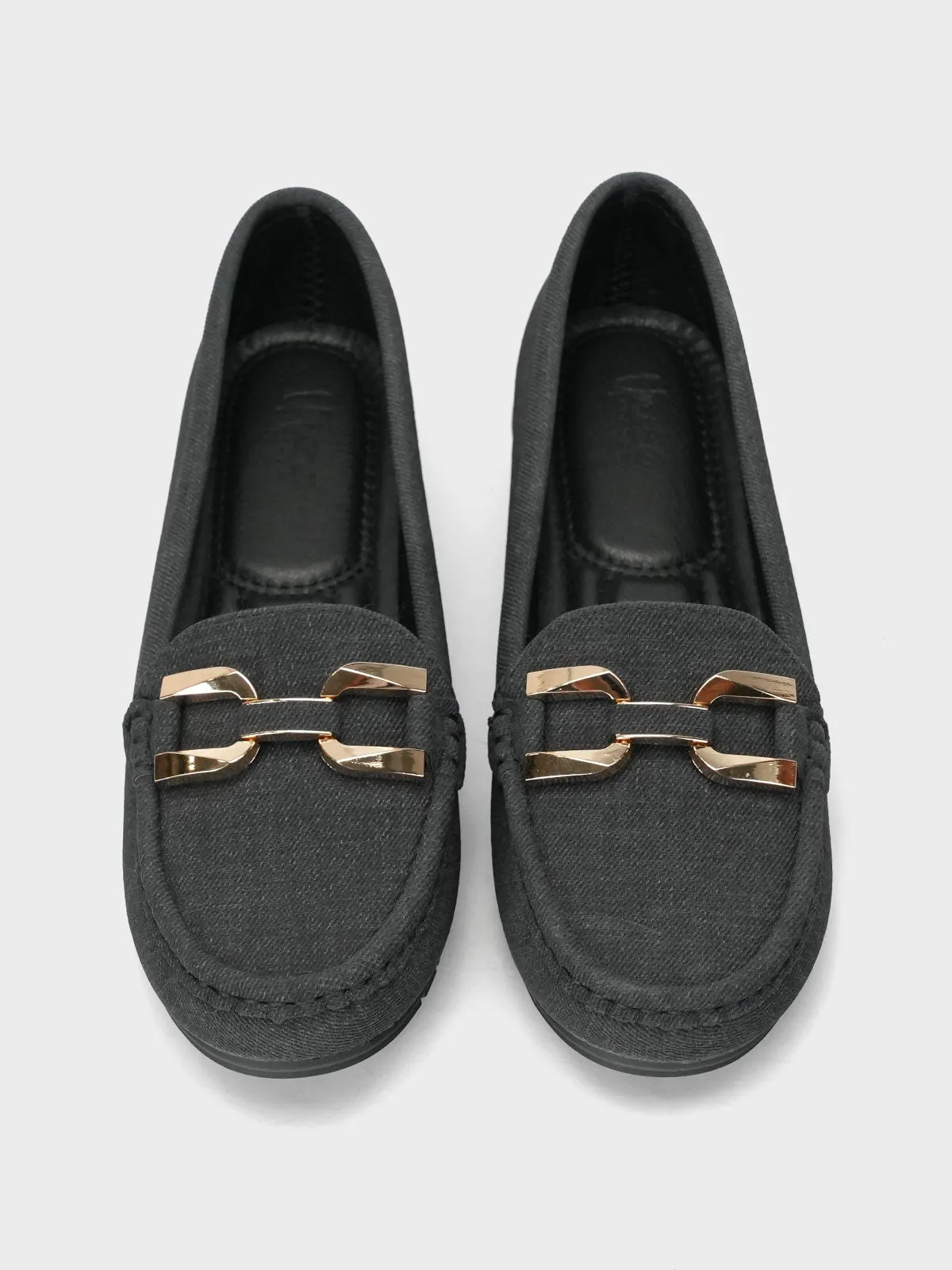 Womens "SUTARA" Comfy Buckle Moccasins