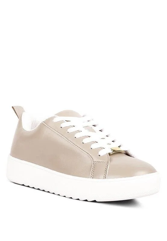 Women's Tennis Shoes Rouxy Faux Leather Sneakers