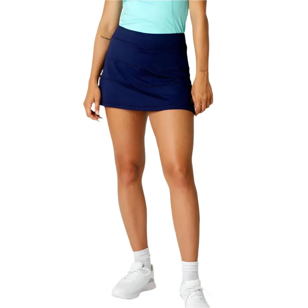 Women's UV Colors 14 Inch Tennis Skort Navy