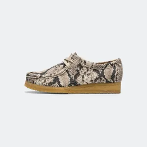 Womens Wallabee - Grey Snake Leather