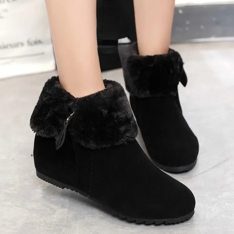 Women's Wedges Heel Snow Boots