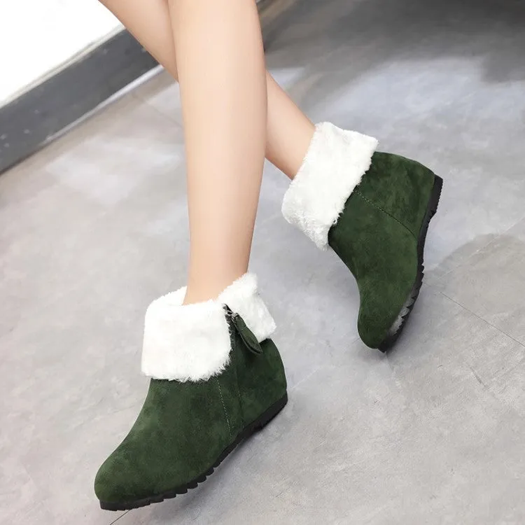 Women's Wedges Heel Snow Boots