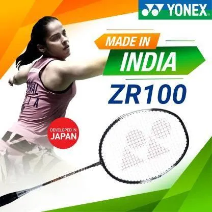 Yonex ZR 100 Light Aluminium Badminton Racquet with Full Cover | Made in India