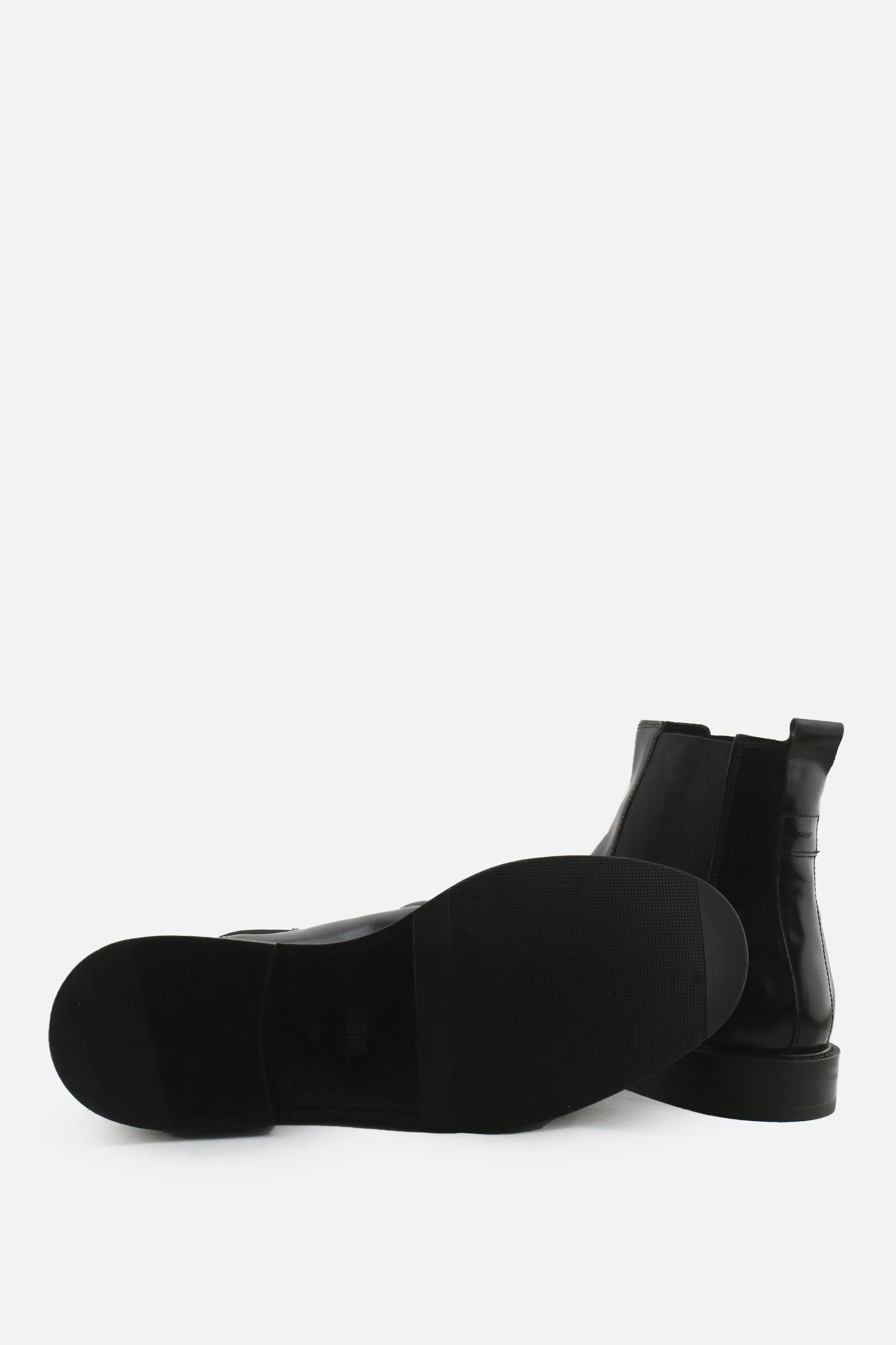 Zara Stretchable Chelsea Ankle Boots | 100% Synthetic Leather